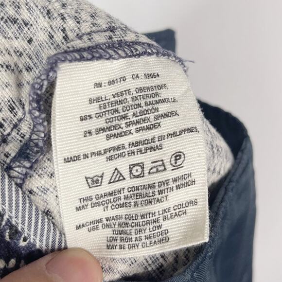 Anthropologie Cartonnier 6 Blue Charlie Trouser Pants Geometric Block Stripe - Picture 10 of 11